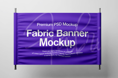 Textile Fabric Banner Mockup Product Image 1