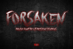 Forsaken font Product Image 6