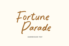 Fortune Parade - Handbrushed Font Product Image 1
