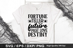Fortune Teller Future Past SVG - Halloween Design Product Image 1