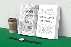 Kdp Book Interior Mockup | Two page spread mockup Product Image 2