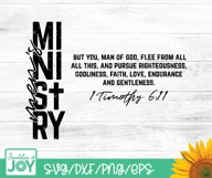 Men&#039;s Ministry svg, Bible Verse svg, Man of God Product Image 4