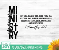 Men's Ministry svg, Bible Verse svg, Man of God Product Image 4