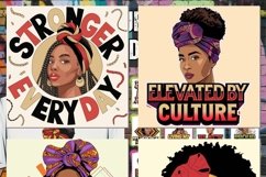 20x Black Woman PNG Bundle, African American PNG, Melanin Product Image 8