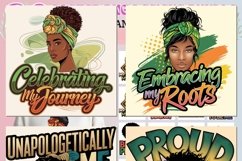 20x Black Woman PNG Bundle, African American PNG, Melanin Product Image 9