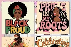 20x Black Woman PNG Bundle, African American PNG, Melanin Product Image 10