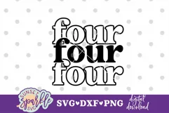 4th Birthday SVG|FOUR svg| 4th Birthday Shirt svg, dxf, png Product Image 3