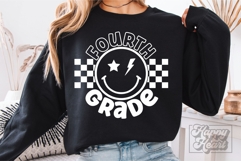 Retro 4th Grade SVG - Back To School PNG - Fourth Grade Era Product Image 4