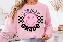 Retro 4th Grade SVG - Back To School PNG - Fourth Grade Era Product Image 3