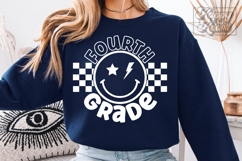 Retro 4th Grade SVG - Back To School PNG - Fourth Grade Era Product Image 5