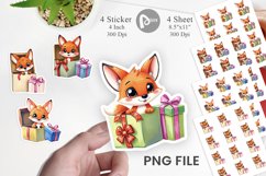 Fox Sticker Gift Product Image 1