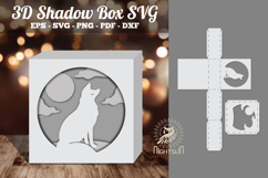 Fox 3D Papercut Shadow Box SVG Product Image 1