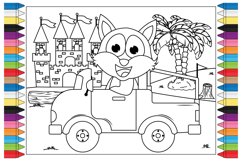coloring animal cartoon for kids Product Image 1