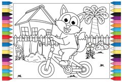 coloring animal cartoon for kids Product Image 1