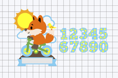 Fox on Bike Topper 3D SVG Product Image 2