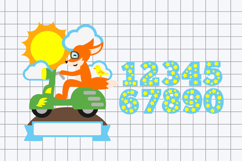 Fox on Bike Topper 3D SVG Product Image 2