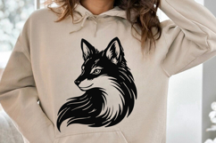 Lion Logo svg png, LionFox Logo svg png, Fox face svg clipar Product Image 3