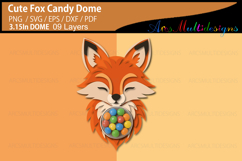 Cute Fox Candy Dome template Product Image 3
