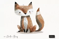 Woodland Fox Clipart | Animal PNG Product Image 1