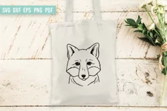 Fox SVG | Fox Face SVG | Fox SVG DXF PNG EPS Cutting Files Product Image 2