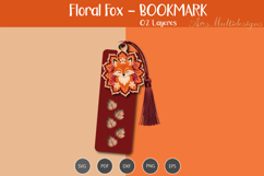 Floral Fox Bookmark Product Image 2