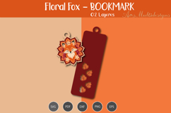 Floral Fox Bookmark Product Image 3