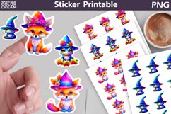 Cute Halloween Sticker Printable | Kids Halloween Sticker Product Image 1
