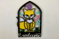 Fox Arch Key Holder Laser Cut Files Product Image 6