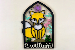Fox Arch Key Holder Laser Cut Files Product Image 7