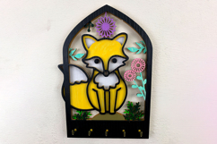 Fox Arch Key Holder Laser Cut Files Product Image 2