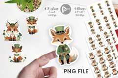 Fox St. Patrick Sticker Product Image 1