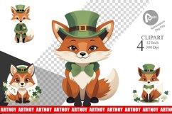 Fox St. Patrick Clipart Product Image 1