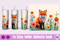 Fox Skinny Tumbler Sublimation Bundle Product Image 2