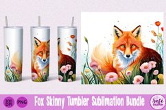 Fox Skinny Tumbler Sublimation Bundle Product Image 3