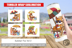 Tumbler Summer Fox Product Image 1