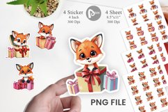 Fox Sticker Gift Product Image 1
