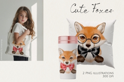 Little Foxes PNG Illustrations Product Image 2