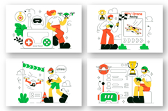 10 FPV Drone Racing Illustration Product Image 2