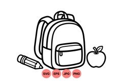 Back To School Clipart Vector Graphics Product Image 1