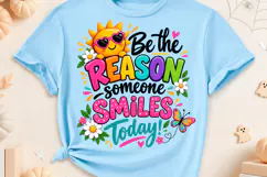 be the reason png, smile today png, positive quote png Product Image 3