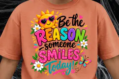be the reason png, smile today png, positive quote png Product Image 4