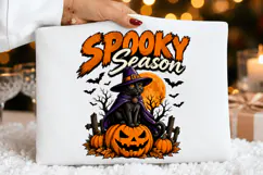 spooky season png, halloween witch png, witch pumpkin png Product Image 2