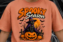 spooky season png, halloween witch png, witch pumpkin png Product Image 4