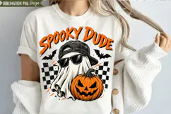 spooky dude png, halloween ghost png, cool ghost png,pumpkin Product Image 1
