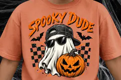 spooky dude png, halloween ghost png, cool ghost png,pumpkin Product Image 4
