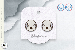 Dog Stud Earrings Laser Cut Bundle | Dog Breeds SVG Product Image 4