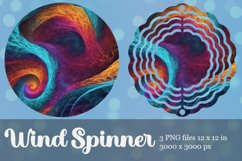 Colorful fractal Wind Spinner Product Image 1