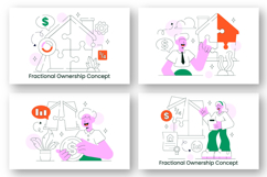10 Fractional Ownership Concept Illustration Product Image 2