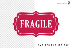 packaging label svg for cricut