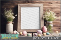 Craft Frame Mockup Image for Spring or Easter Product Image 1